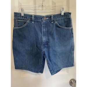 VTG Maverick Jean Shorts Men’s Size 34 Automaticks Denim Retro 5 Pocket Blue
